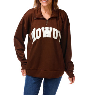 Thumbnail 1: Anneliese Women's Howdy Quarter Zip Top 