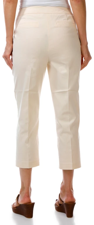 Thumbnail 2: Zac & Rachel Women's Pull-On Straight Flap Pocket Capris 