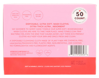 Thumbnail 3: Glampton 50 ct Squeaky Clean Disposable Wash Cloths  