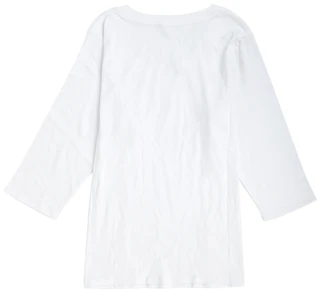 Thumbnail 3: Coral Bay Women's Plus 3/4 Sleeve Solid V-neck Casual Knit Top 
