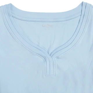 Thumbnail 2: Coral Bay Women's Plus 3/4 Sleeve Solid V-neck Casual Knit Top 