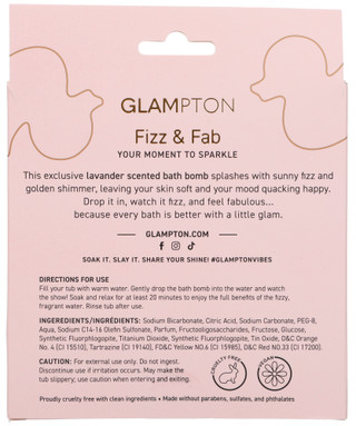 Thumbnail 2: Glampton Duckie Bath Bomb - 150g 
