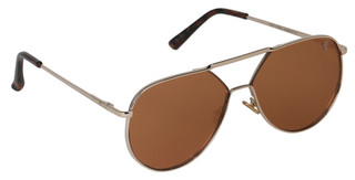 Thumbnail 1: FRYE & CO Gold Bar Aviator Sunglasses 
