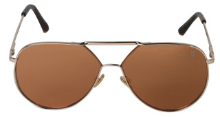 Thumbnail 2: FRYE & CO Gold Bar Aviator Sunglasses 