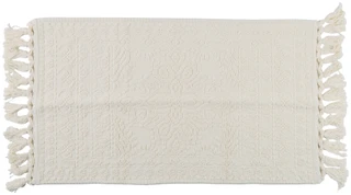 Thumbnail 1: French Connection 20x34 Nellore Fringe Cotton Bath Rug 