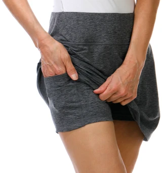 Thumbnail 2: DKNY Women's Solid Skort 
