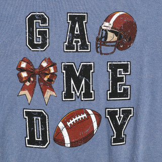 Thumbnail 2: Vintage threadz Juniors Short Sleeve Game Day Tee 