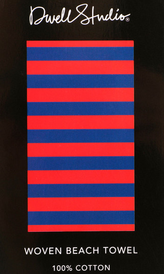 Thumbnail 6: DWELL Cabana Stipe Beach Towel 