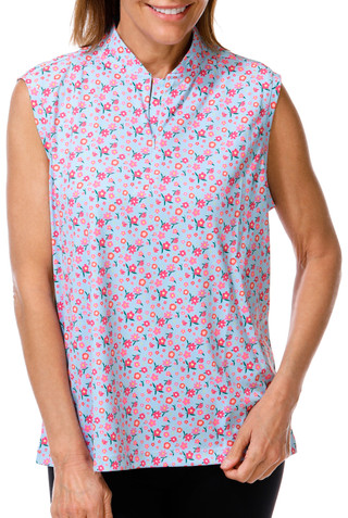 Thumbnail 1: Swannies Golf Women's Sleeveless Performance Golf Polo  