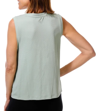 Thumbnail 3: RBX Women's Sleeveless Bubble Mesh Tank w/ Rib Trim  