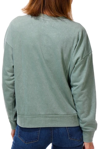 Thumbnail 3: NINETY CLOTHING CO Women's Long Sleeve Crewneck Pullover Sweatshirt  