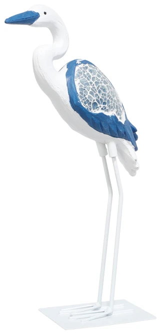 Thumbnail 1: Fancy That 12 in Coastal Resin Mosaic Heron Home Accent  