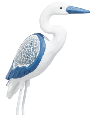 Thumbnail 2: Fancy That 12 in Coastal Resin Mosaic Heron Home Accent  