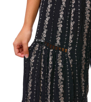 Thumbnail 2: Angie Juniors' Floral Ruffle Hem Pants 