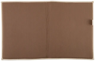 Thumbnail 2: Laura Ashley 20x32 Dandelion Beaded Memory Foam Cotton Bath Rug 