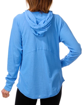 Thumbnail 3: DKNY Women's Long Sleeve Zip Down Athletic Light Weight Hoodie  