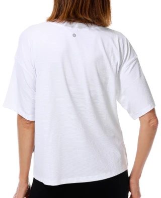 Thumbnail 2: RBX Women's Short Sleeve Bubble Mesh Performance Tee 