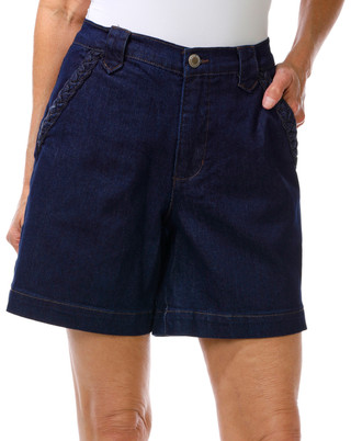 Thumbnail 1: Curve Women's Braided Trouser Shorts 