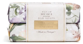 Thumbnail 2: MAYIM Amber, Santal & Tonka Bean Soap Bar Set - 2 Piece 