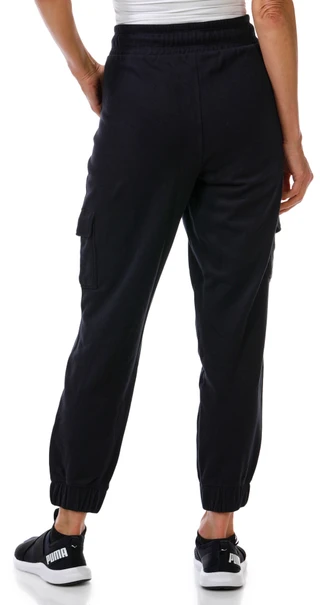 Thumbnail 2: DKNY Women's Cozy Fleece Logo Cargo Joggers 