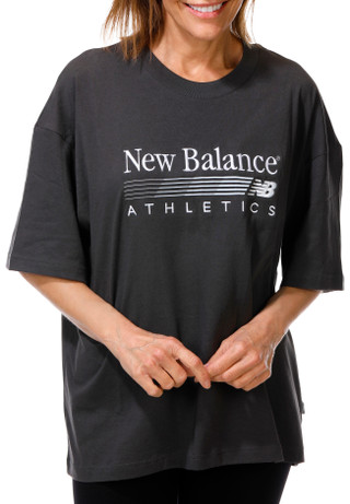 Thumbnail 1: New Balance Women's Short Sleeve Oversized Trackside Tee  