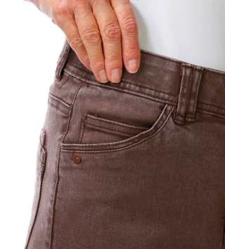 Thumbnail 3: Democracy Women's High Rise Slim Straight Fray Hem Jeans  