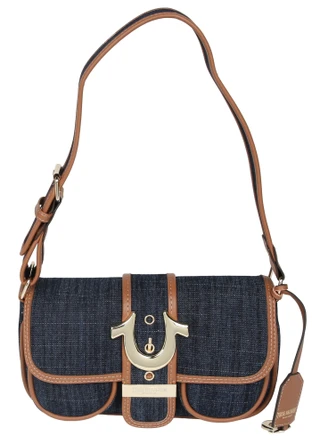 Thumbnail 1: True Religion Denim Flap Shoulder Bag  