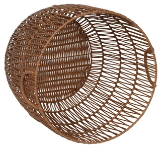 Thumbnail 2: Bino The Creel Small Round Resin Basket Hamper with Handles 