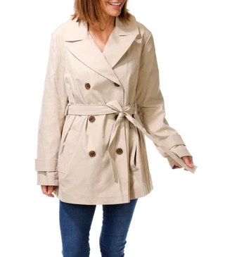 Thumbnail 1: Tommy Hilfiger Women's Double-Breasted Belted Coat 