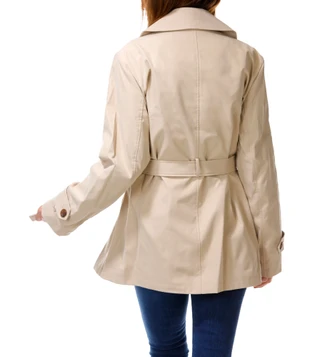 Thumbnail 2: Tommy Hilfiger Women's Double-Breasted Belted Coat 