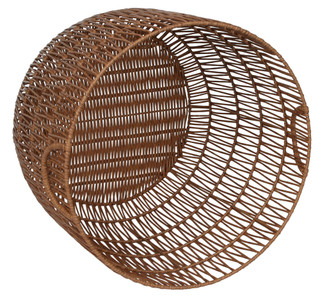 Thumbnail 2: Bino The Creel Medium Round Resin Basket Hamper with Handles 