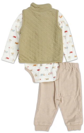 Thumbnail 2: Chick Pea Baby Boys 3 Pc Pants Set 