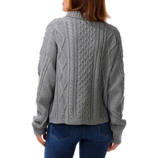 Thumbnail 2: Lucky Brand Women's Cable Knit Mock Neck Sweater 