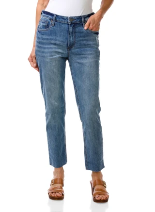 Thumbnail 1: Kut From The Kloth Women's Rena High Rise Straight Leg Jeans 