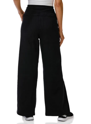 Thumbnail 2: DKNY Women's Stud Logo Wide Leg Pants 