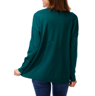Thumbnail 2: MAGASCHONI Women's Pointelle Pullover Sweater 