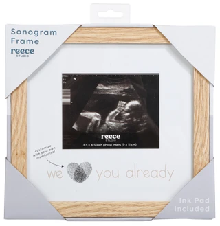 Thumbnail 1: Reece Studio 3.5x4.5 Baby Sonogram Thumbprint Picture Frame 