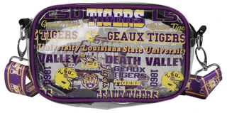 Thumbnail 1: Foco LSU Tigers Clear Crossbody  