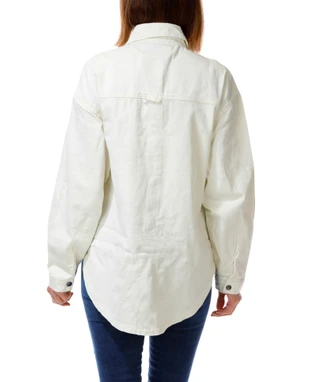 Thumbnail 2: Indigo Rein Women's Long Sleeve Denim Button Front Jacket 