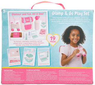 Thumbnail 2: Glitz Girlz 19 Pc Glamp & Go Playset 