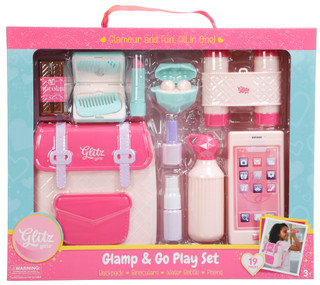 Thumbnail 1: Glitz Girlz 19 Pc Glamp & Go Playset 