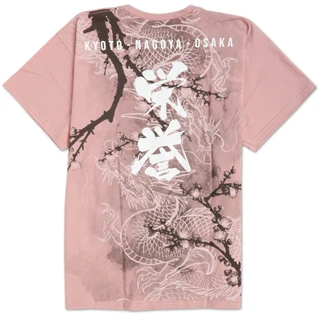 Thumbnail 2: Vibes Big Men's Tokyo Dragon Heavy Graphic Tee 