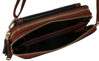 Thumbnail 2: ADRIENNE VITTADINI Double Zip Faux Leather Crossbody  