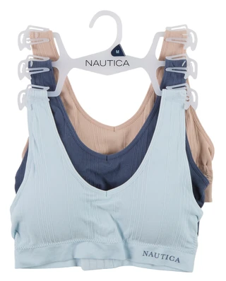 Thumbnail 1: Nautica Women's 3 Pk Seamless Bras  