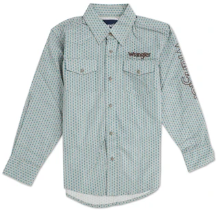 Thumbnail 1: Wrangler Big Boys Snap Button Down Top 