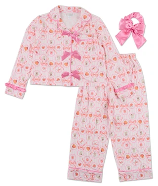 Thumbnail 1: BMAGICAL Little Girls 3 Pc Pajama Pants Set  