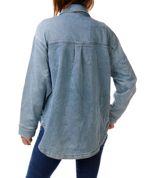 Thumbnail 3: Indigo Rein Women's Long Sleeve Denim Shirt Jacket 