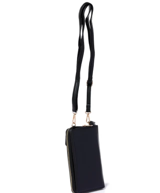 Thumbnail 2: DS Fashion Faux Leather Wallet On A String with Tech Window 
