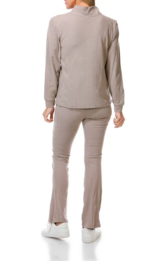 Thumbnail 2: LAUNDRY BY SHELLI SEGAL Women's 2 Pc Soft Fleece Lined Jacket & Pants Set 