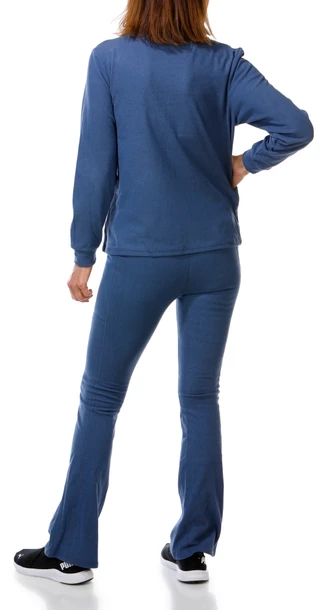 Thumbnail 2: LAUNDRY BY SHELLI SEGAL Women's 2 Pc Soft Fleece Lined Jacket & Pants Set 